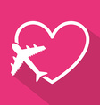 honeymoon vector image vector image