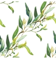 seamless pattern with beautiful flowers vector image
