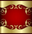 gold plant vector image vector image