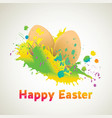 easter eggs vector image