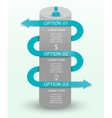modern infographic template vector image