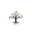 tree logo vector image