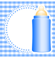 baby bottle vector image vector image