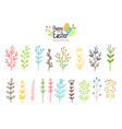 blooming easter branches vector image vector image