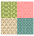 damask ornamental patterns vector image