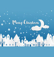 merry christmas and happy new year background vector image vector image