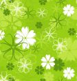 retro floral pattern seamless vector image