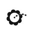 watering flower icon simple style vector image