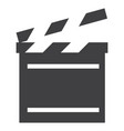 cinema flap icon vector image