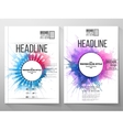 abstract circle white banners with place for text vector image