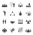 meet people online icons vector image