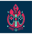 video games with gamepad vector image