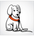 lost sad dog vector image