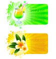 exotic resorts frames vector image vector image