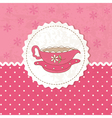 tea background vector image vector image
