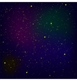 stars background milky way vector image