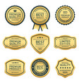 best quality product badges and labels vector image vector image