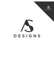 Faculty logo design inspiration Royalty Free Vector Image