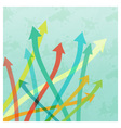 arrows background vector image