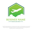 night travel logo designs vector image vector image