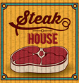steak house design vector image
