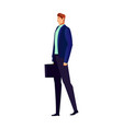 man in suit icon vector image