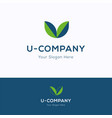 u company logo vector image