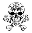 a day dead sugar skull vector image