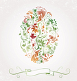 easter egg vector image