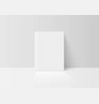 mockup book isolated on transparent background vector image
