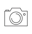 photo camera icon or snapshot sign vector image