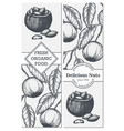 banner set with hand drawn branch vector image vector image