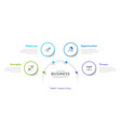 infographic swot analysis diagram for business vector image vector image