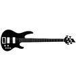 bass guitar vector image vector image