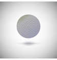 halftone color sphere vector image