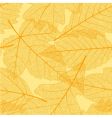autumn leaves pattern vector image