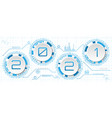 new 2021 year futuristic background industrial vector image vector image