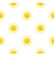 sun cute seamless pattern print sunshine summer vector image
