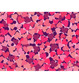 valentines day seamless pattern with hearts vector image
