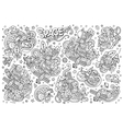 sketchy hand drawn doodles cartoon set vector image vector image