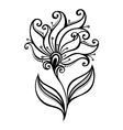 Beautiful Decorative Flower Royalty Free Vector Image