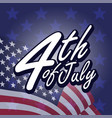 happy independence day united states of america vector image