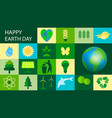 happy earth day 22 april let s save the earth vector image vector image