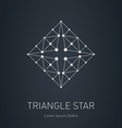 modern stylish logo design element logotype vector image