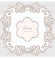 floral frame vector image