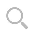 search icon found find concept magnifying glass vector image