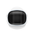 astronaut helmet equipment isolated on white vector image
