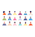 face users picture profile people avatars vector image