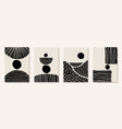 creative minimalist hand painted abstract art vector image vector image
