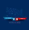 presidential elections in united states vector image